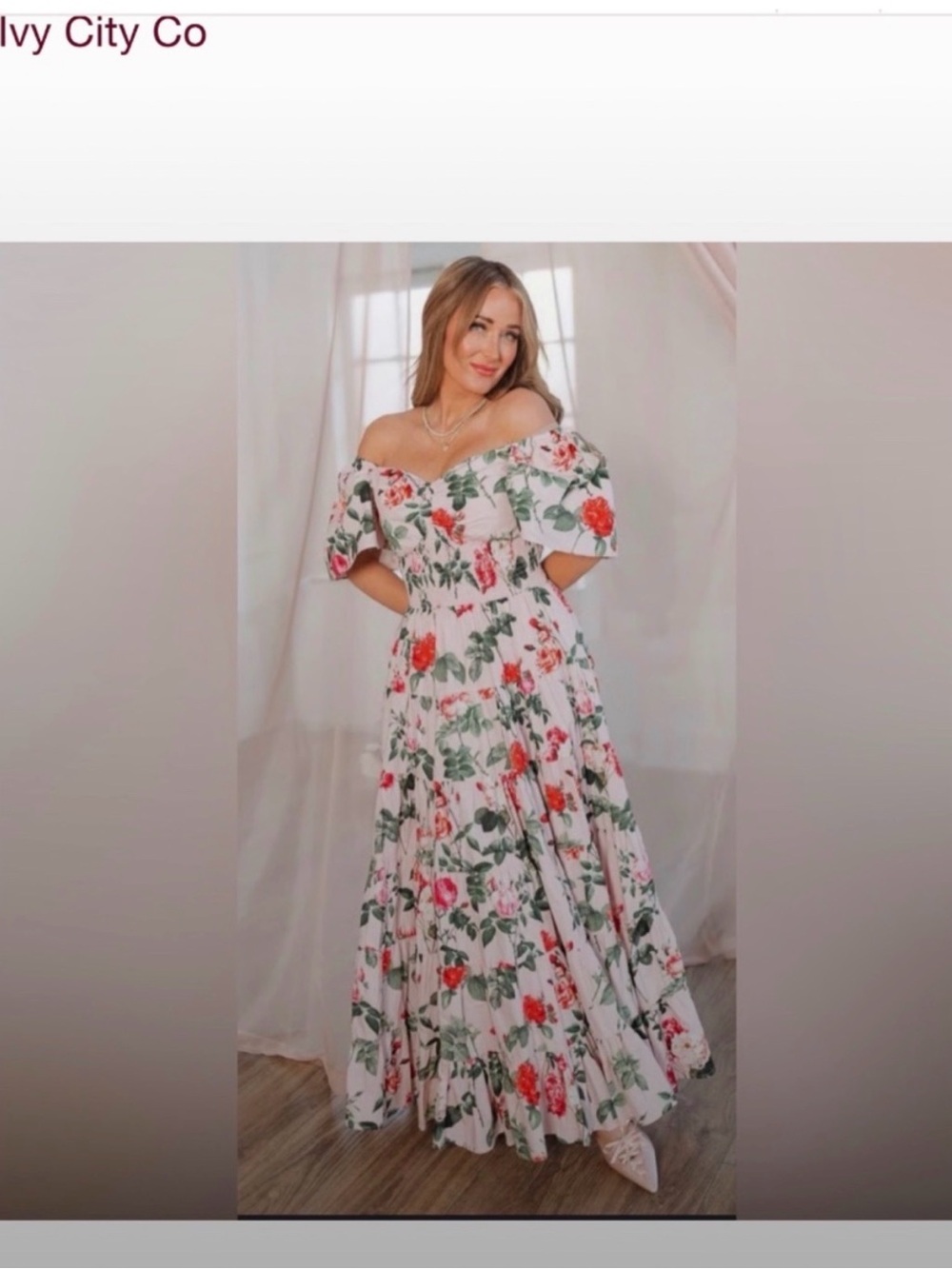 Ivy city solange dress size medium maxi